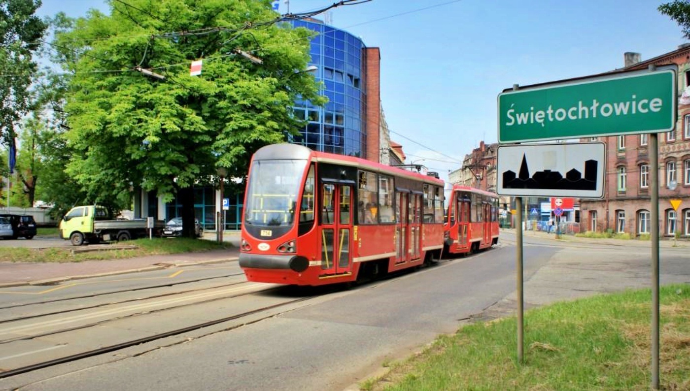 Świętochłowice modernizacja torowiska na ul Katowickiej