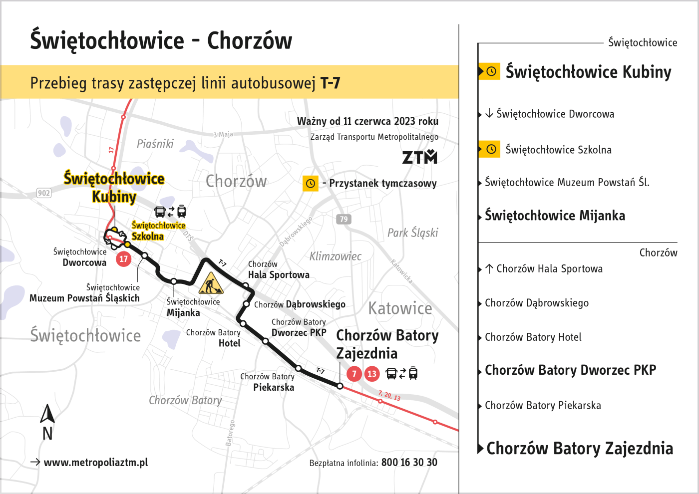 Świętochłowice zmiany w tramwajach 1