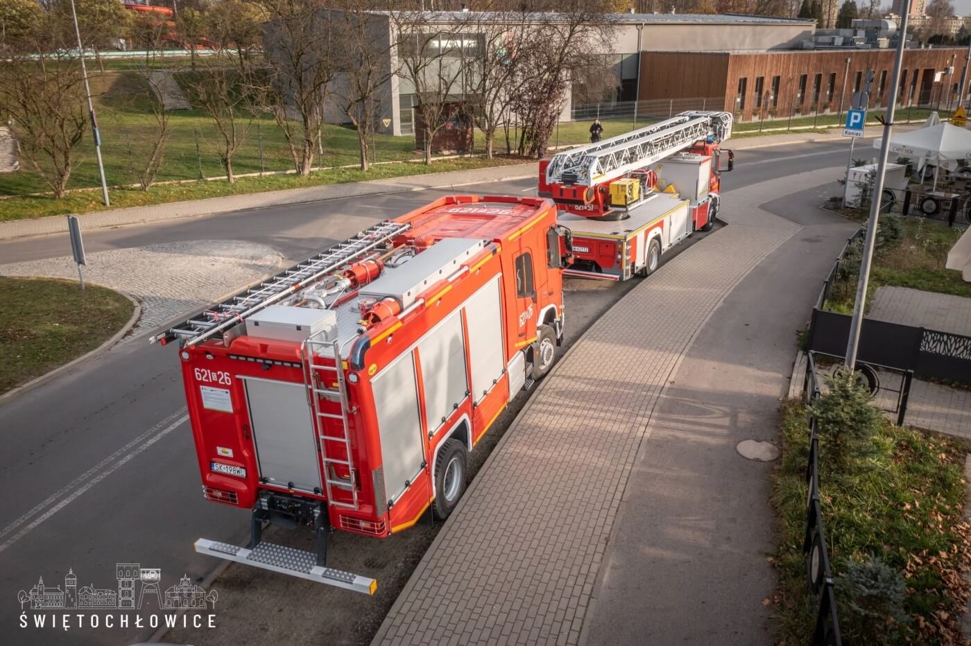 Nowe samochody pożarnicze Państwowej Straży Pożarnej ze Świętochłowic
