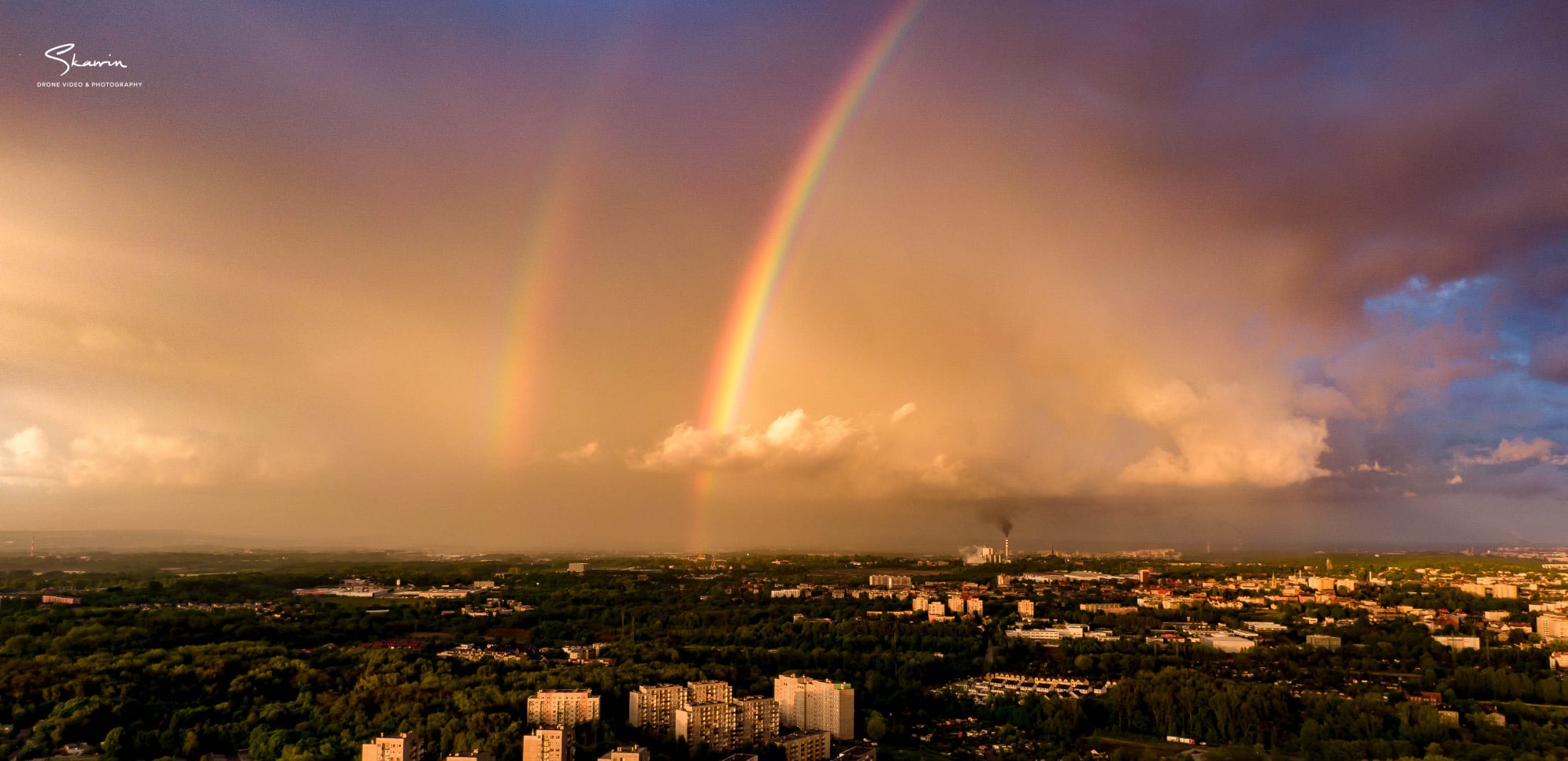 Tęcza nad Świętochłowicami