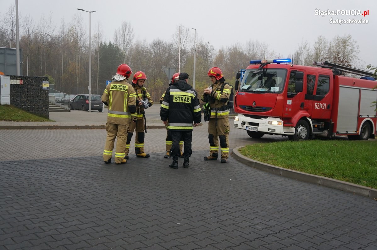 Bomba w Świętochłowicach Ćwiczenie policjantów i strażaków 14
