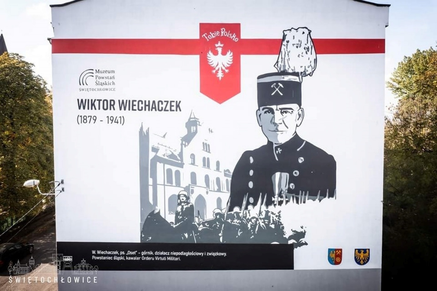 Historyczny mural w Świętochłowicach 3