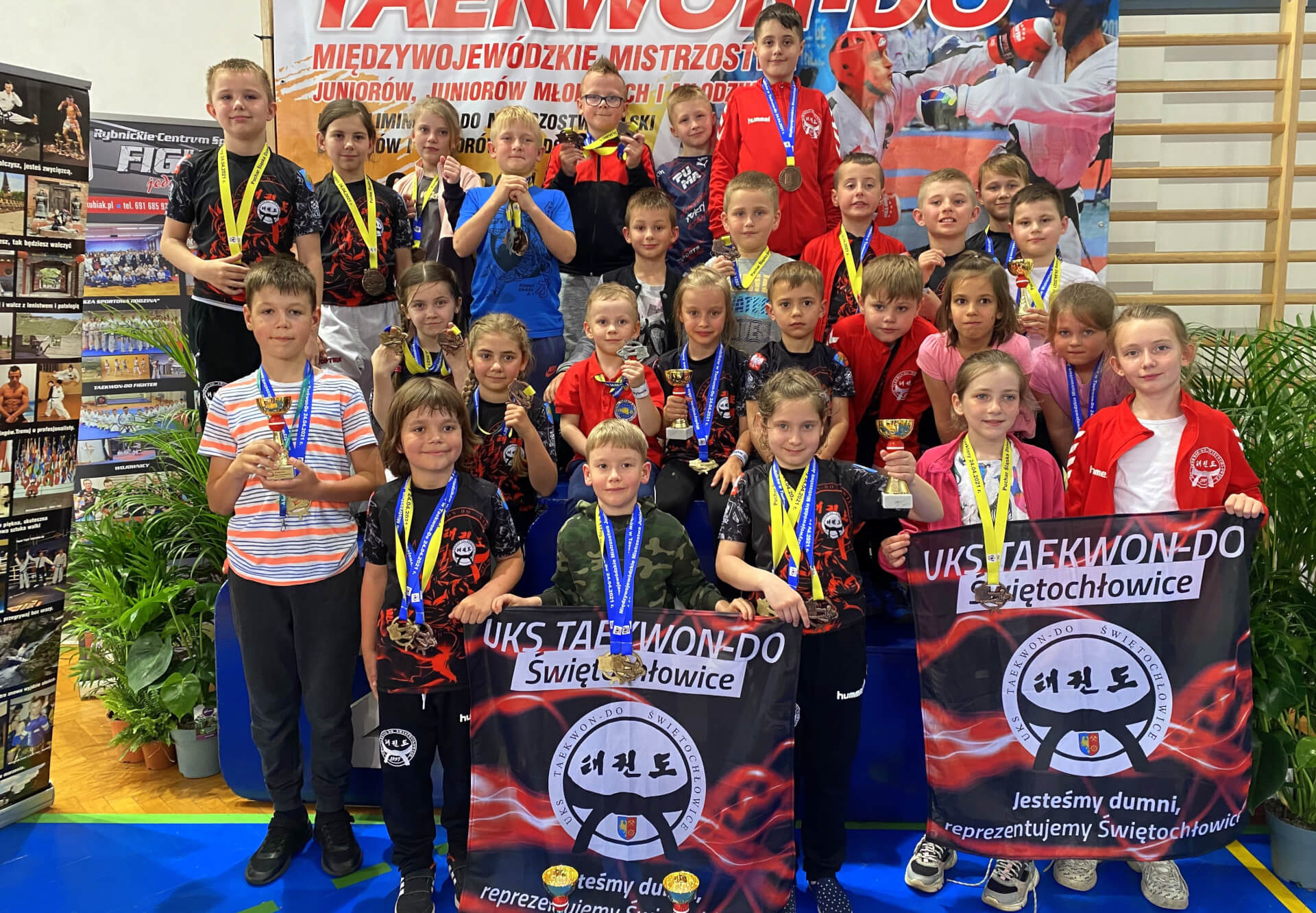 54 medale zdobył świętochłowicki UKS Taekwondo w międzywojewódzkich mistrzostwach!