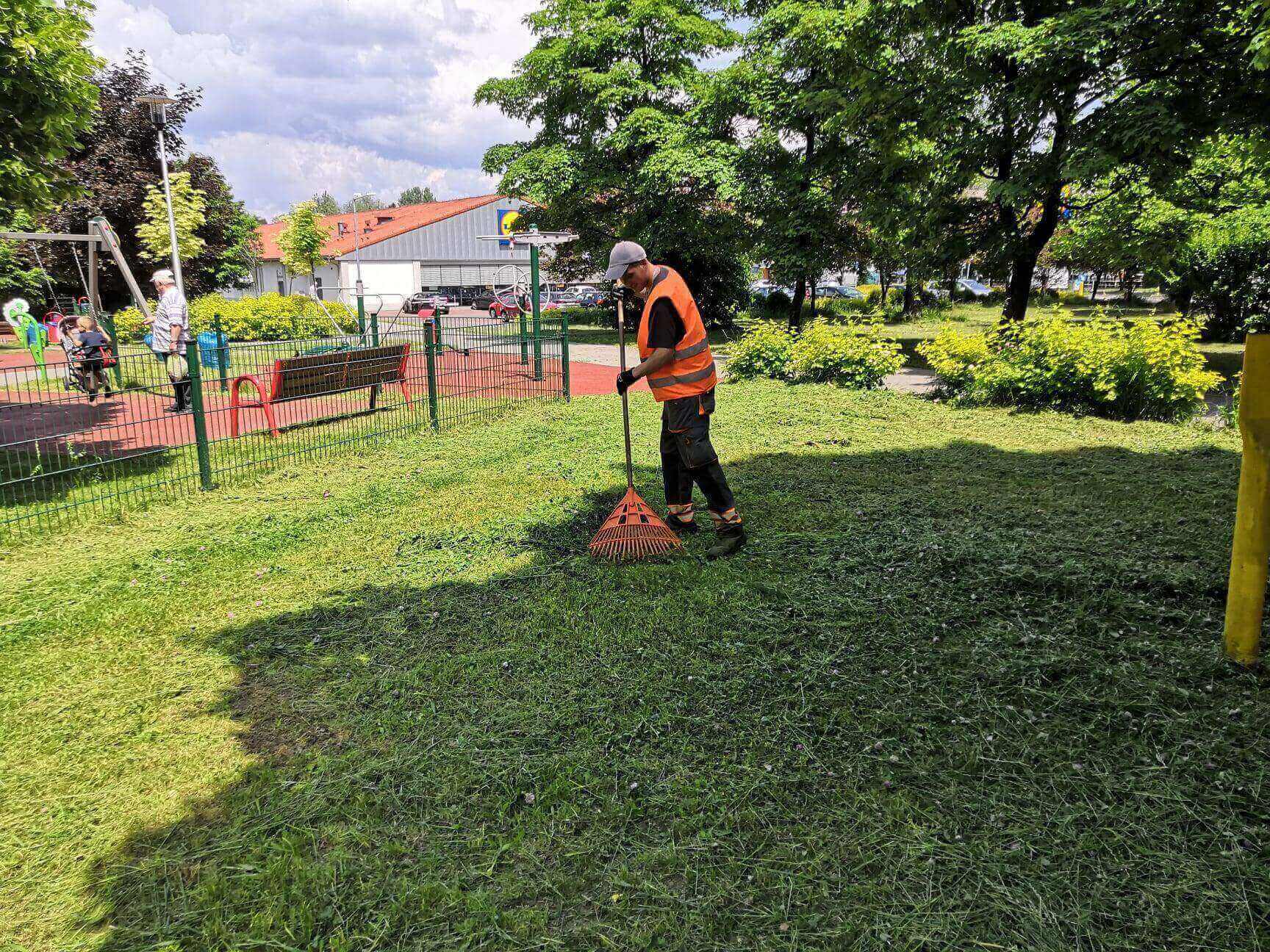 MPUK Świętochłowice rozpoczęło kolejną akcję koszenia trawników 4