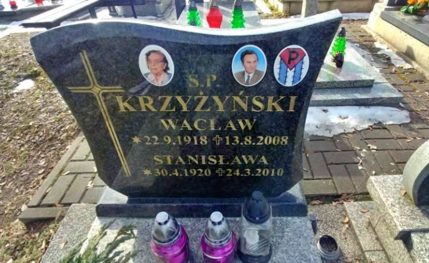 Nagrobek Wacława Krzyżyńskiego