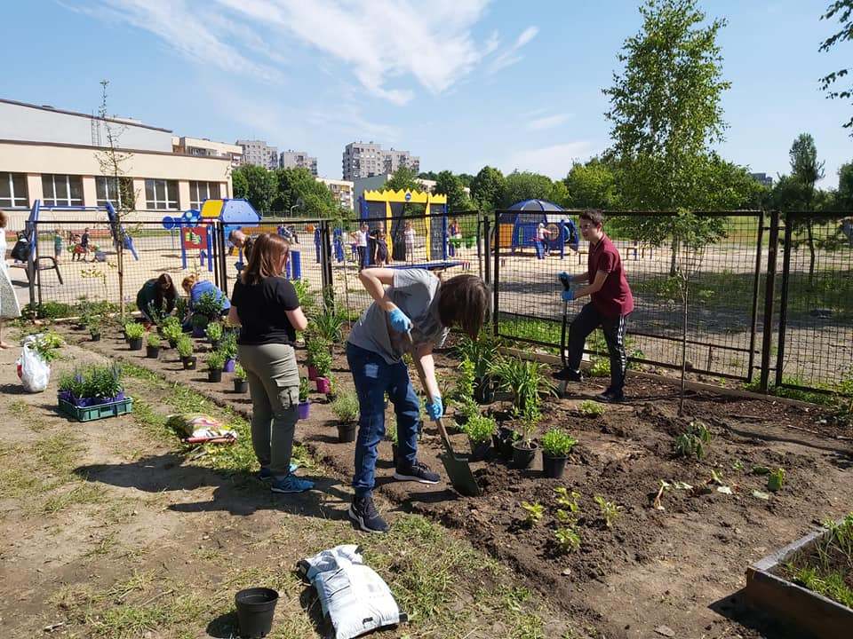 Nowy ogród powstaje na terenie Zespołu Szkół Ogólnokształcących w Chropaczowie 10