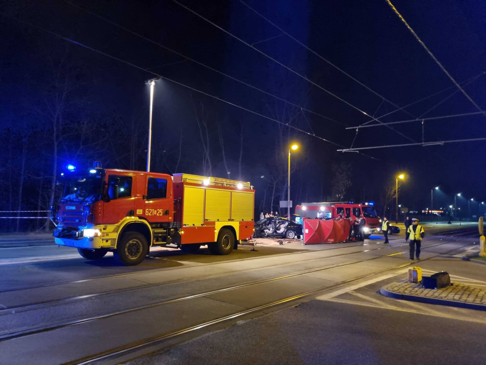Wypadek ul Bytomska Świętochłowice 1
