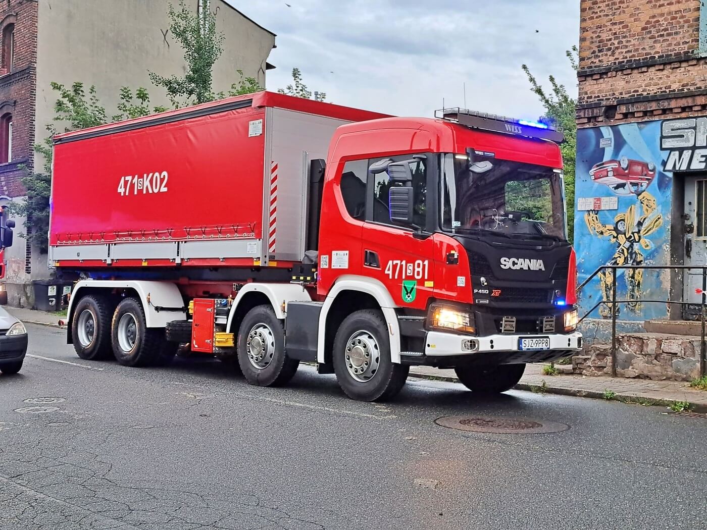 Zawalił się dach budynku w Świętochłowicach 2