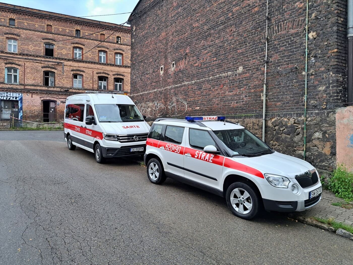 Zawalił się dach budynku w Świętochłowicach 6