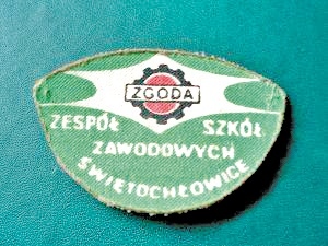 Tarcza szkolna ZSZ Zgoda w Świętochłowicach