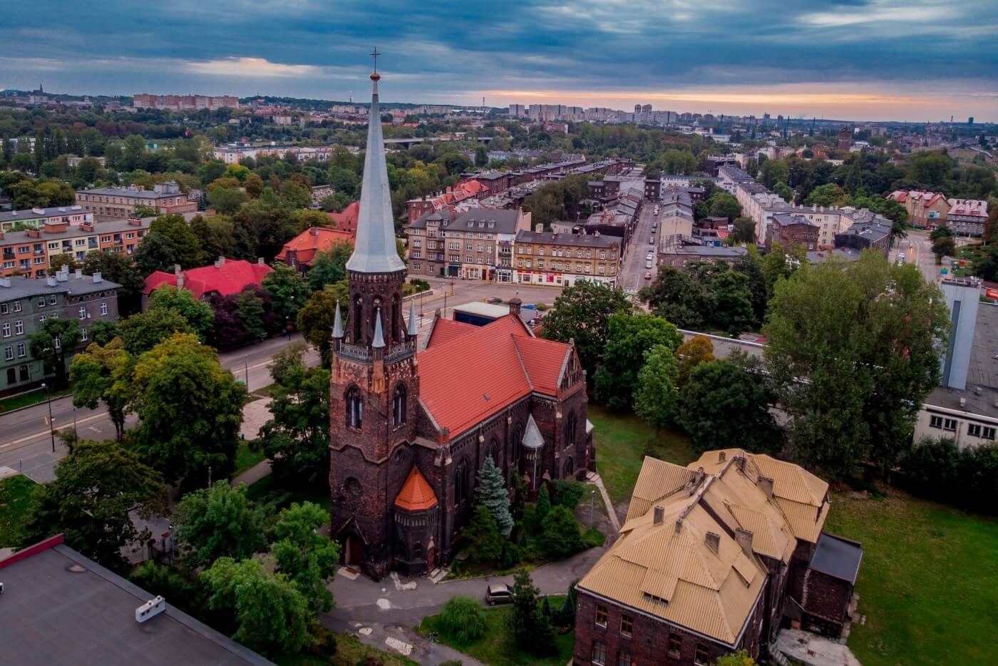 Zwiedzanie kościoła ewangelickiego w Świętochłowicach