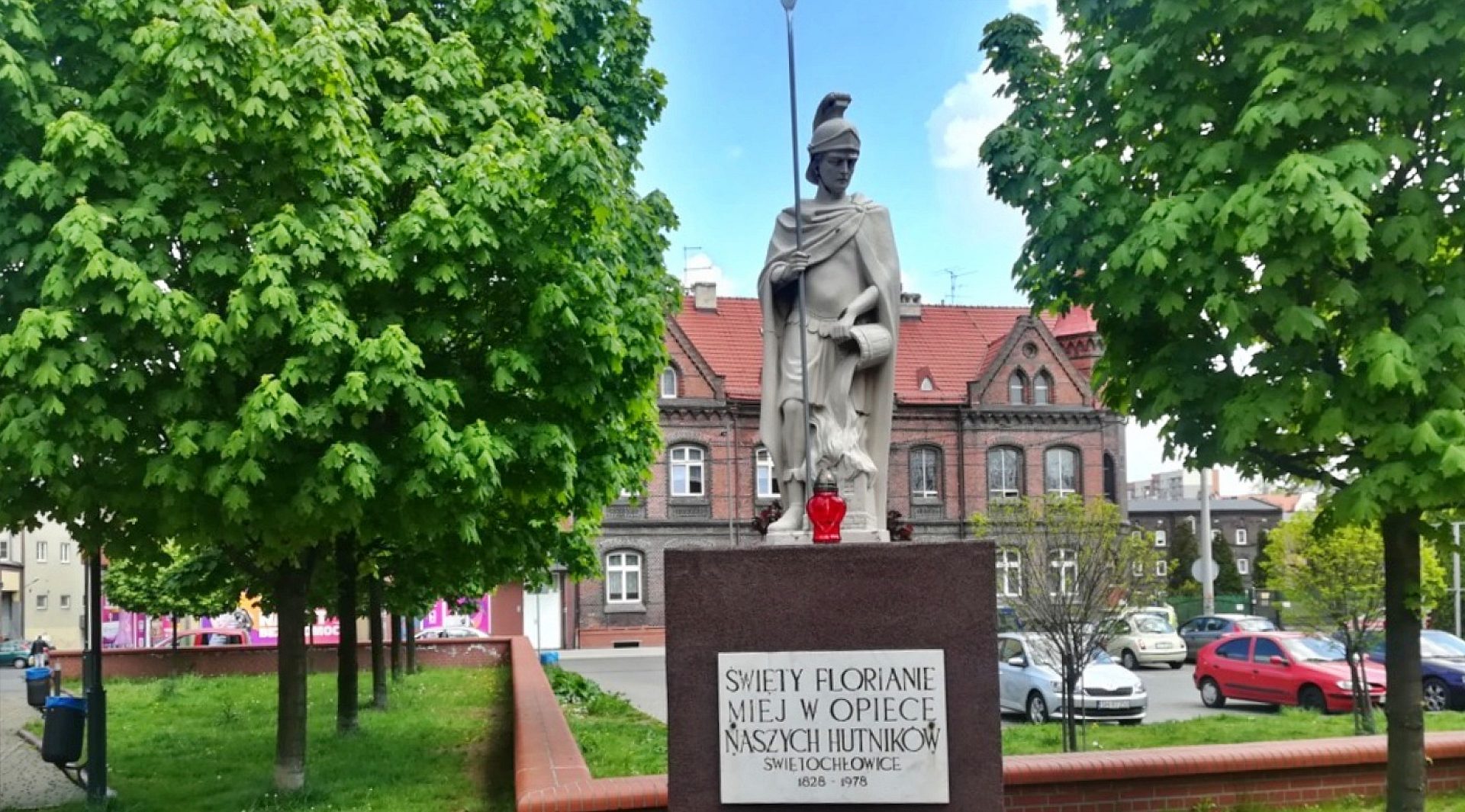 Świętochłowice Figura św Floriana Świętochłowice Figura św Floriana