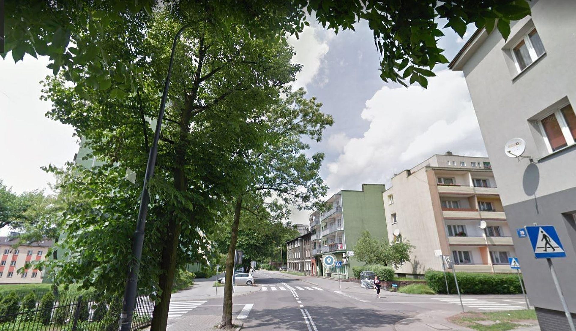 Skrzyżowanie polna pocztowa świętochłowice Skrzyżowanie polna pocztowa świętochłowice