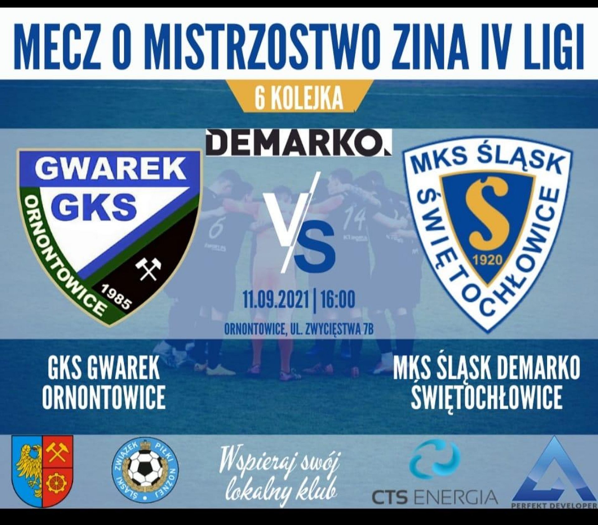 MKS Śląsk Świętochłowice kontra GKS Gwarek MKS Śląsk Świętochłowice kontra GKS Gwarek