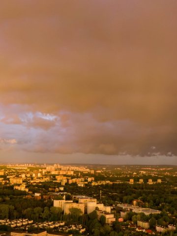 Tęcza nad Świętochłowicami Tęcza nad Świętochłowicami