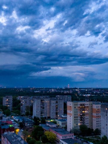 Burza w Świętochłowicach Burza w Świętochłowicach