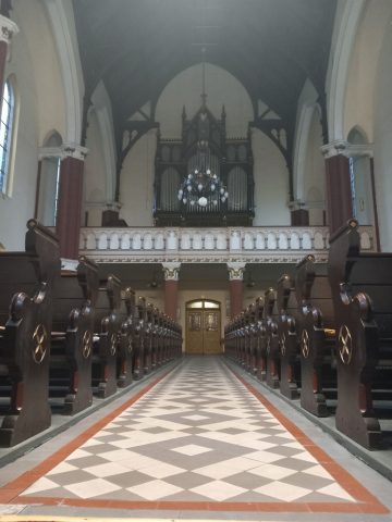 Zwiedzanie kościoła ewangelickiego w Świętochłowicach 2 Zwiedzanie kościoła ewangelickiego w Świętochłowicach 2