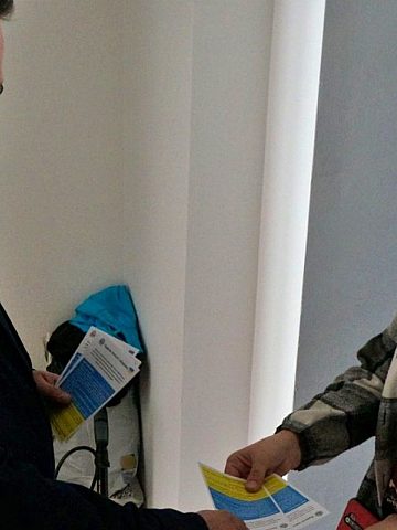 Świętochłowice policjanci u uchodźców 2 Świętochłowice policjanci u uchodźców 2