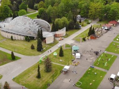 Park Śląski z lotu ptaka