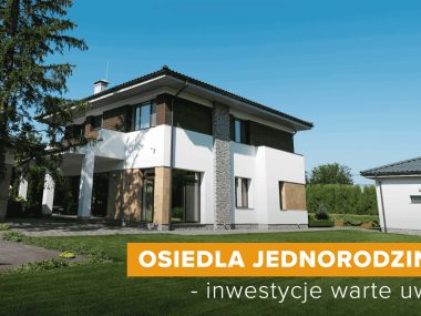 Osiedla Jednorodzinne Osiedla Jednorodzinne