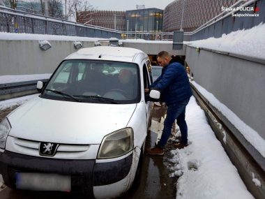 Zatrzymanie pijanego kierowcy Katowice 1 Zatrzymanie pijanego kierowcy Katowice 1