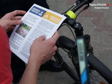 W ręce drogówki wpada coraz więcej nietrzeźwych rowerzystów Ląska policja rowerzyści