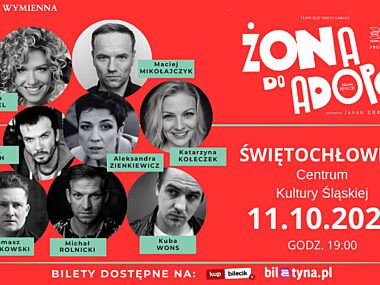 Spektakl „Żona do adopcji” w Centrum Kultury Śląskiej Grafika
